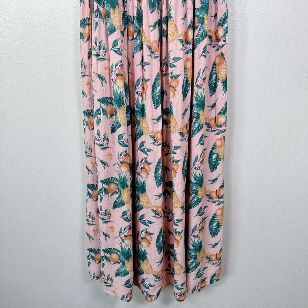 C&C California Womens Size Medium Floral Mock Summer Dress - Picture 13 of 14